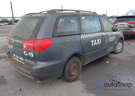 2009 Toyota Sienna Ce из США, поврежденный, VIN 5TDZK23C89S264029